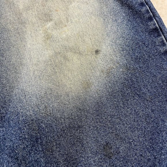 God Body Jean Shorts Men's Size 38 Faded Light Wash Denim Cotton Distressed - Picture 4 of 12